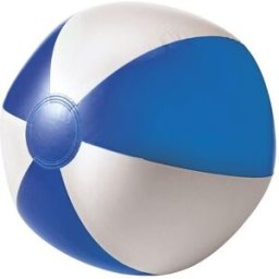 Ballon de plage gonflable publicitaire Lola PVC bleu