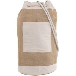 Sac marin publicitaire coton jute brun