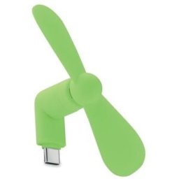 Ventilateur USB portable personnalisé - PHAN, confort au bureau pas cher TPE vert citron