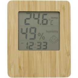 Station météo en bambou et ABS - Piper bambou plastique ABS