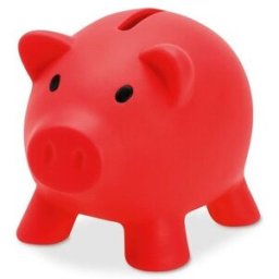 Tirelire personnalisé SOFTCO PVC rouge