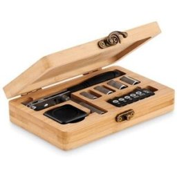Set d'outils personnalisé pratique et élégant 13 pièces - FUROBAM bambou bois