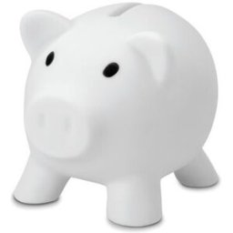 Tirelire personnalisé SOFTCO PVC blanc