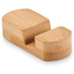 Support Téléphone Personnalisé Pratique et Élégant en Bambou - POY bambou bois