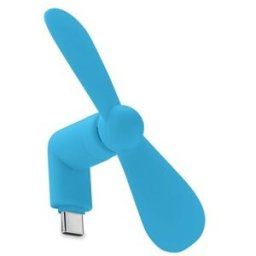 Ventilateur USB portable personnalisé - PHAN, confort au bureau pas cher TPE turquoise