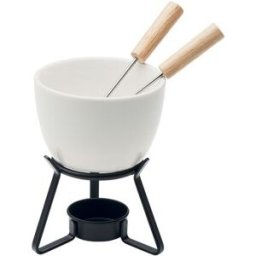 Set à fondue en céramique personnalisée 240 ml - KASE céramique blanc