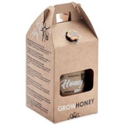Miel cadeau entreprise sauvage DAUBER verre bois