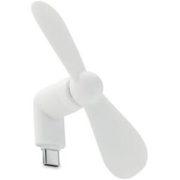 Ventilateur USB portable personnalisé - PHAN, confort au bureau pas cher TPE blanc