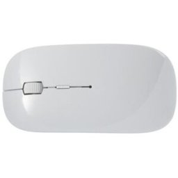 Souris personnalisable optique sans fil Jodi ABS blanc