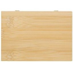Set de Manucure Pratique dans un Étui en Bambou Lydia bambou acier brun