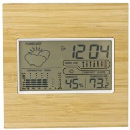 Station Météo en Bambou - Lia plastique ABS verre bambou