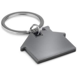 Porte-clés publicitaire IMBA acier inoxydable noir