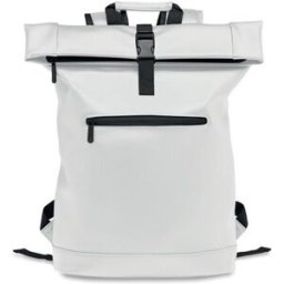 Sac à dos enroulable en PU - BAI ROLL PU blanc