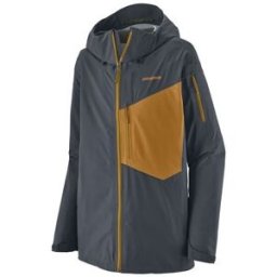 Veste de ski PATAGONIA M's Snowdrifter Jkt (Smolder Blue w/Raptor Brown) Homme S