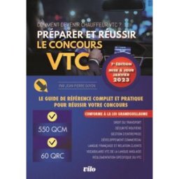 Préparer et réussir le concours VTC : comment devenir chauffeur VTC ? : le guide de référence comple Jean-Pierre Guyon Vilo