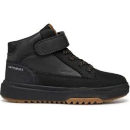 Geox Baskets Sans Lacets Bunshee Black EU 37 Garçon,Fille