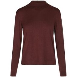 Max Mara Pull à col roulé WKDKIKU rouge foncé XS
