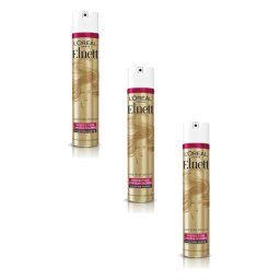 Laque Fixation Forte Elnett - Protection Cheveux Colorés – Lot de 3