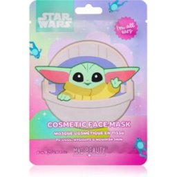 Mad Beauty Grogu Galaxy masque hydratant en tissu à effet rafraîchissant 25 ml