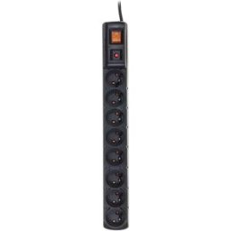 Hsk Data Multiprise Acars8pro 8 Sorties Avec Interrupteur Black One Size unisex