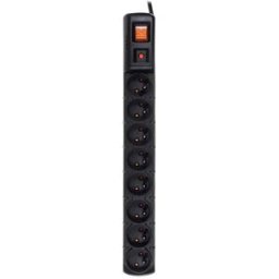 Hsk Data Multiprise Acar S8 8 Prises Avec Interrupteur 1.5 M Black One Size unisex