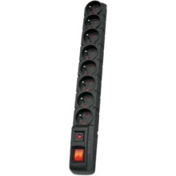 Hsk Data Multiprise Alp Acars8 05 8 Prises Avec Interrupteur Black One Size unisex