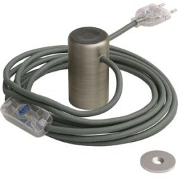Creative Cables Douille Avec Cordon Magnetico-plug Elegant Satin Titanium One Size