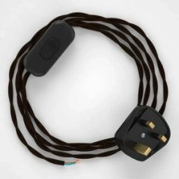 Creative Cables Câble De Lampe Tm13 1.80 M Brown One Size