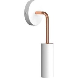 Creative Cables Applique Murale Sans Ampoule Tub-e14 Extension White / Copper One Size