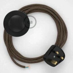Creative Cables Câble De Lampadaire Rd73 Zigzag 3 M Bark One Size