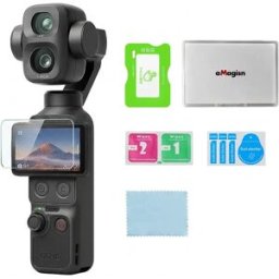 INF Protecteur d'écran en verre trempé Pocket4P/4/3 - Pack simple HD clair, compatible avec Osmo Pocket