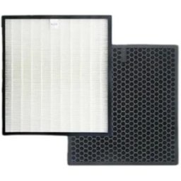 INF Filtre de remplacement HEPA + charbon actif compatible avec Sharp FZ-F30HFE - ABS+Fibre, noir/blanc