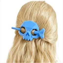 INF Serre-tête Tête de Mort Halloween - Accessoire Cheveux en PVC Créatif, Léger et Maintien Sécurisé pour Costumes et Styles Bleu