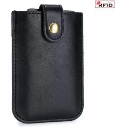 INF Porte-cartes, mini portefeuille 5 emplacements pour cartes Le noir