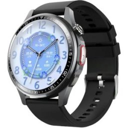 INF F240 Smartwatch - Écran rond 1.55 inch, 150+ modes sportifs, Bluetooth 5.3, longue autonomie, charge magnétique, compatible Le noir