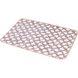 INF Luminous Machine Washable Non-slip Pet Pee Pad - Waterproof Absorbent Training Mat for Dogs and Cats, Coffee Brown M