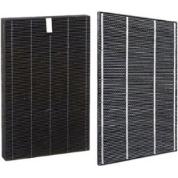 INF Filtre de remplacement pour purificateur d'air compatible avec Sharp FZ-A51HF +2803370203 - Noir ABS+fiber 378x237x10mm