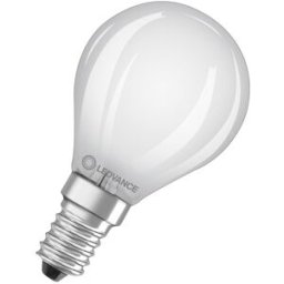 LEDVANCE LED CLASSIC P DIM CRI 90 S 3.4W 940 Frosted E14 - Lampes LED socle E14