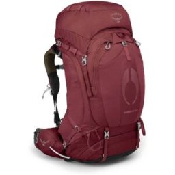 Osprey - Sac à dos de trekking - Aura AG 65 Berry Sorbet Red pour Femme - Taille XS/S - Rouge