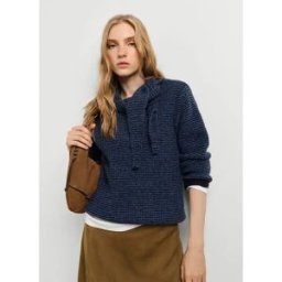 Pepe Jeans Pull à Col Roulé Allie Horizon Blue XS Femme