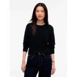 Tommy Hilfiger Pull Ww0ww43586 Black S Femme