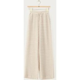 Pantalon large beige à taille élastique My Jewellery Beige M femme