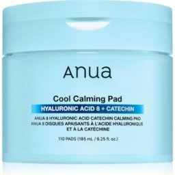 Anua 8 Hyaluronic Acid Catechin Calming Pad pads apaisants effet rafraîchissant 110 pcs