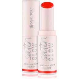 essence satin GLOW Rouge à lèvres crémeux au fini satiné teinte 07 Coral It A Day 3.5 g