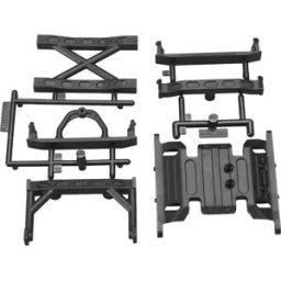 Axial Kit De Renfort De Châssis Scx10 Black One Size unisex