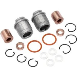 Hpi Racing Capuchon D´amortisseur Vvc/hd Shock Bottom 2 Unités Silver One Size unisex