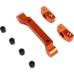 Hpi Racing Support De Suspension Avant Precision Machined Anodized Aluminum 0 Deg Orange One Size unisex