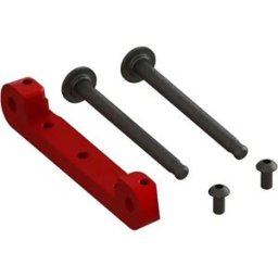 Arrma Support De Suspension Avant Upper Cnc Aluminum Red One Size unisex