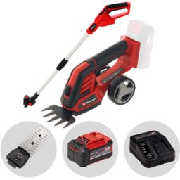 Einhell GE-CG 18/100 Li T - Cisaille à gazon à batterie avec perche - 18V 5.2Ah