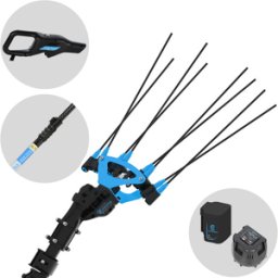 Campagnola Icarus V1 ECO Plug-in - Perche en carbone - 185 - 270 cm - Peigne vibreur électrique à batterie - 21.6V 5Ah